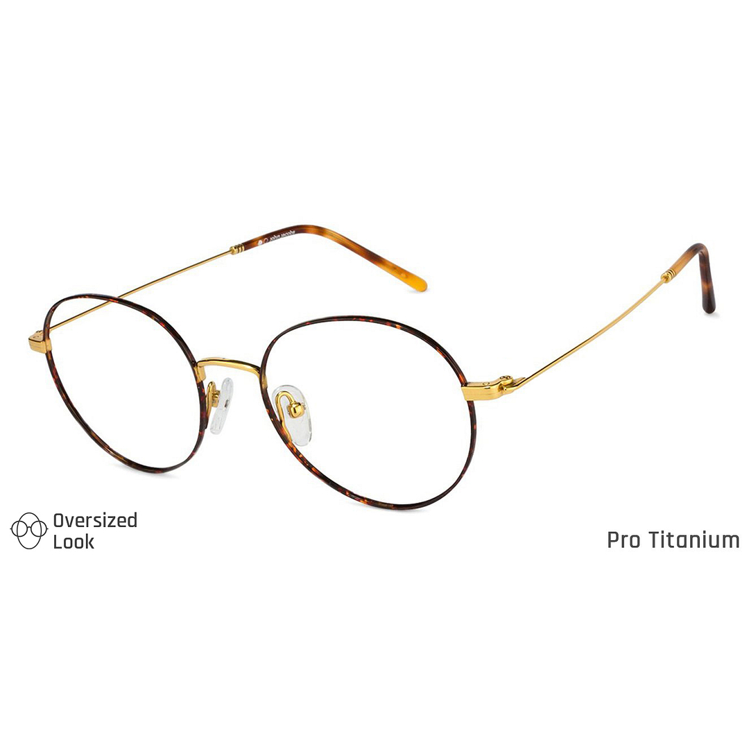 John Jacobs Online Black Full Rim Round left side