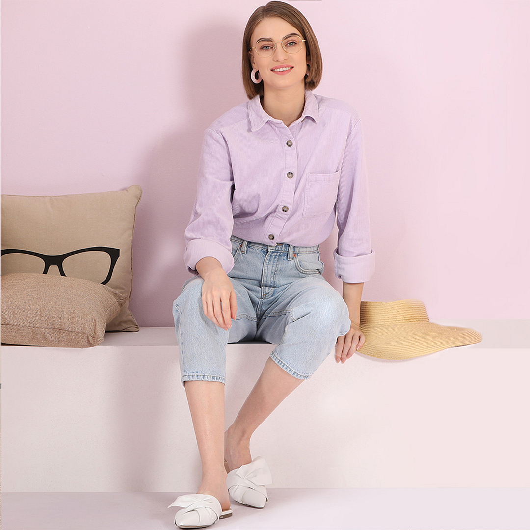 John Jacobs Online Gold Full Rim Round right side