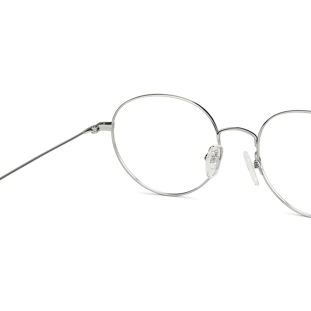 John Jacobs Online Silver Full Rim Round right side