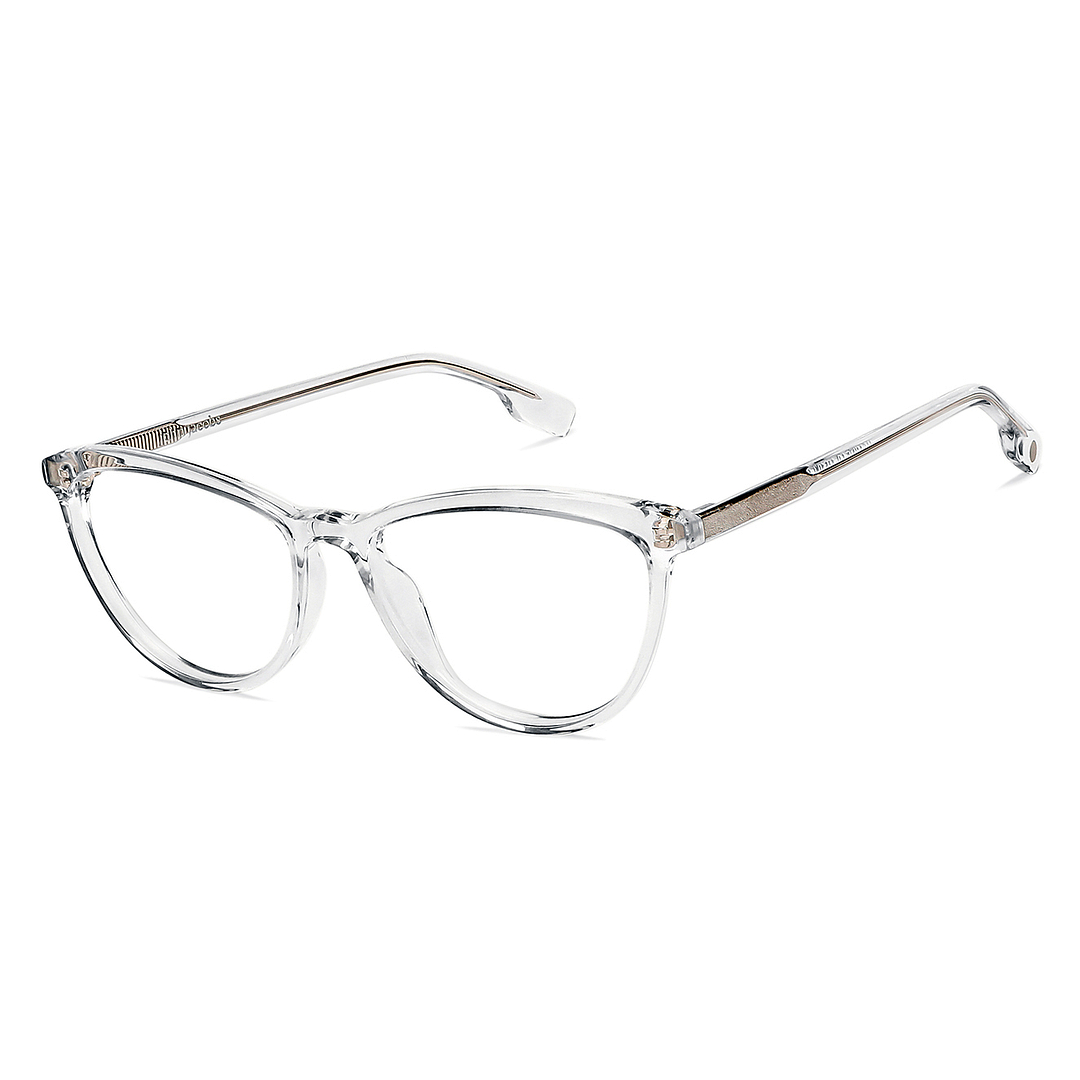 John Jacobs Online Crystal Transparent Full Rim Cat Eye right side
