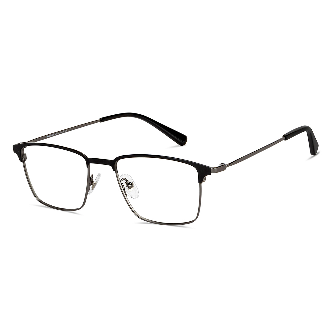 John Jacobs Online Gunmetal Full Rim Rectangle right side