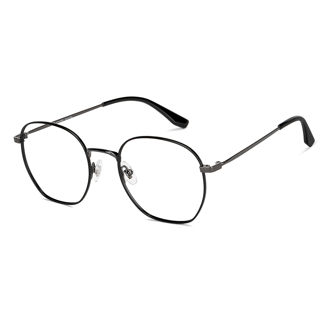 John Jacobs Online Gunmetal Full Rim Round right side