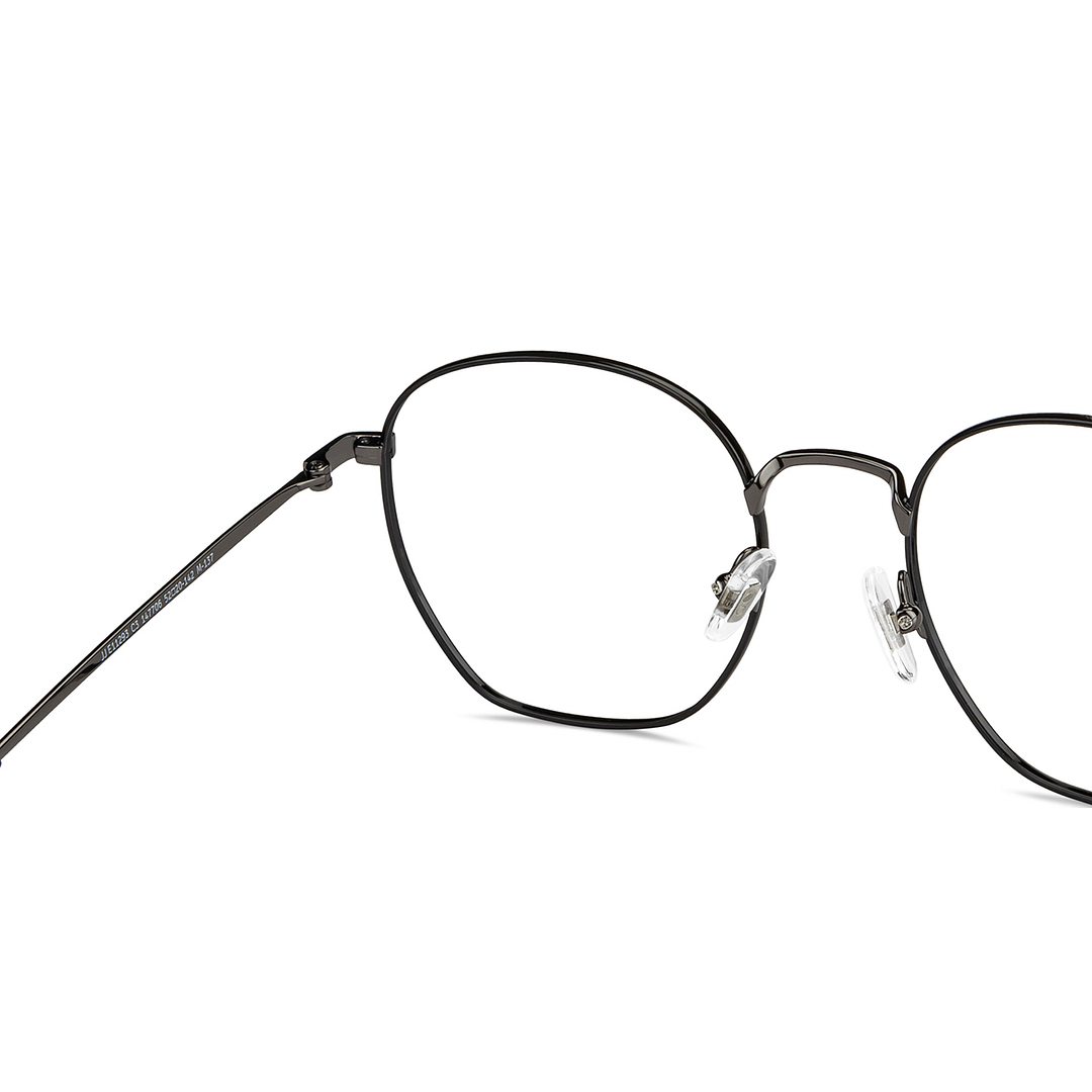 John Jacobs Online Gunmetal Full Rim Round right side