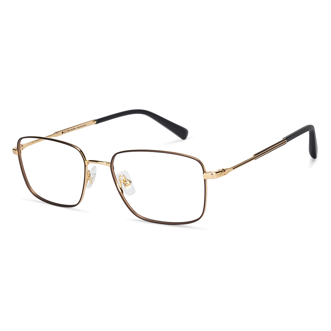John Jacobs Black Full Rim Square right side