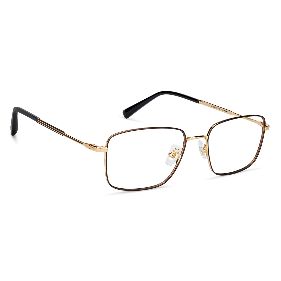 John Jacobs Black Full Rim Square left side