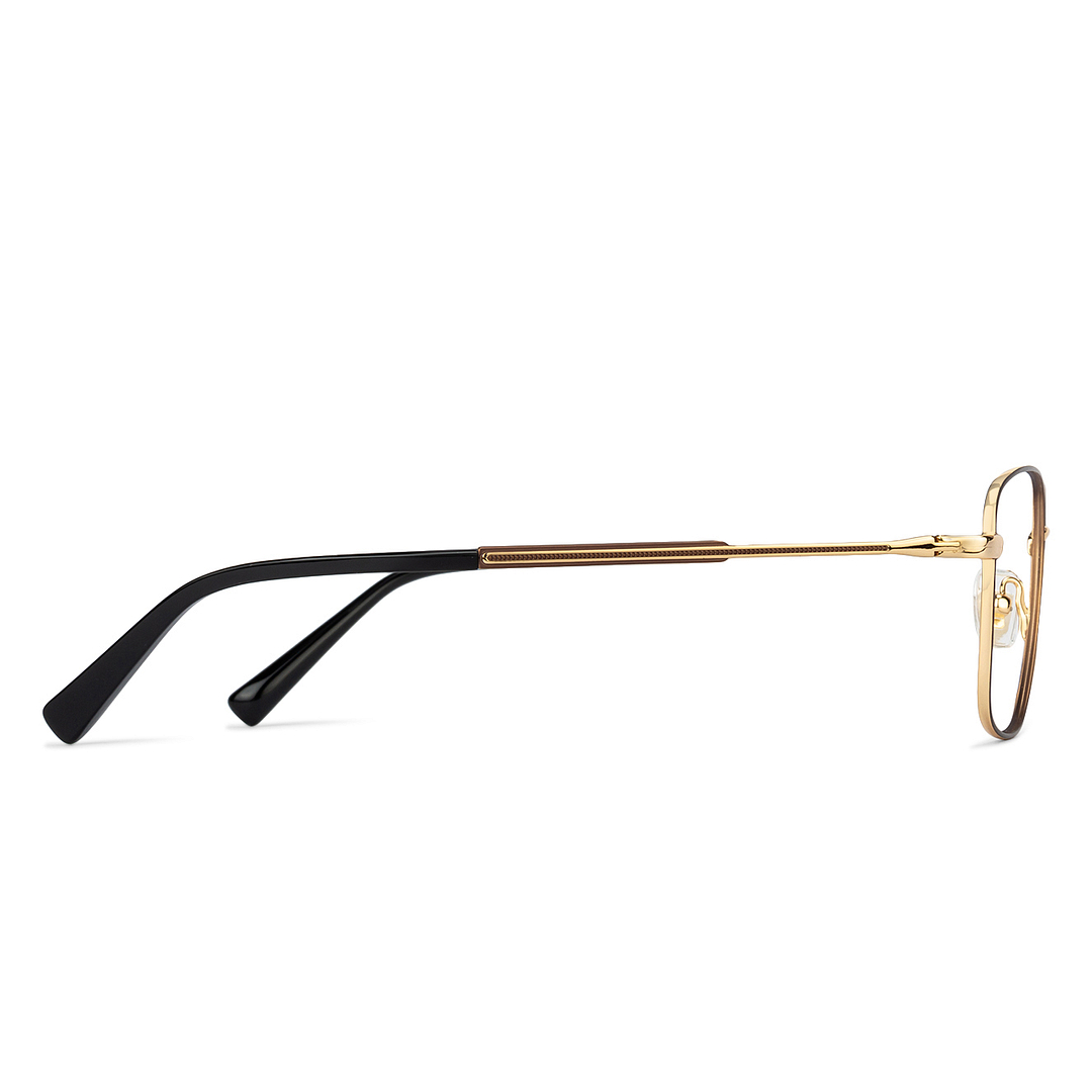 John Jacobs Black Full Rim Square right side