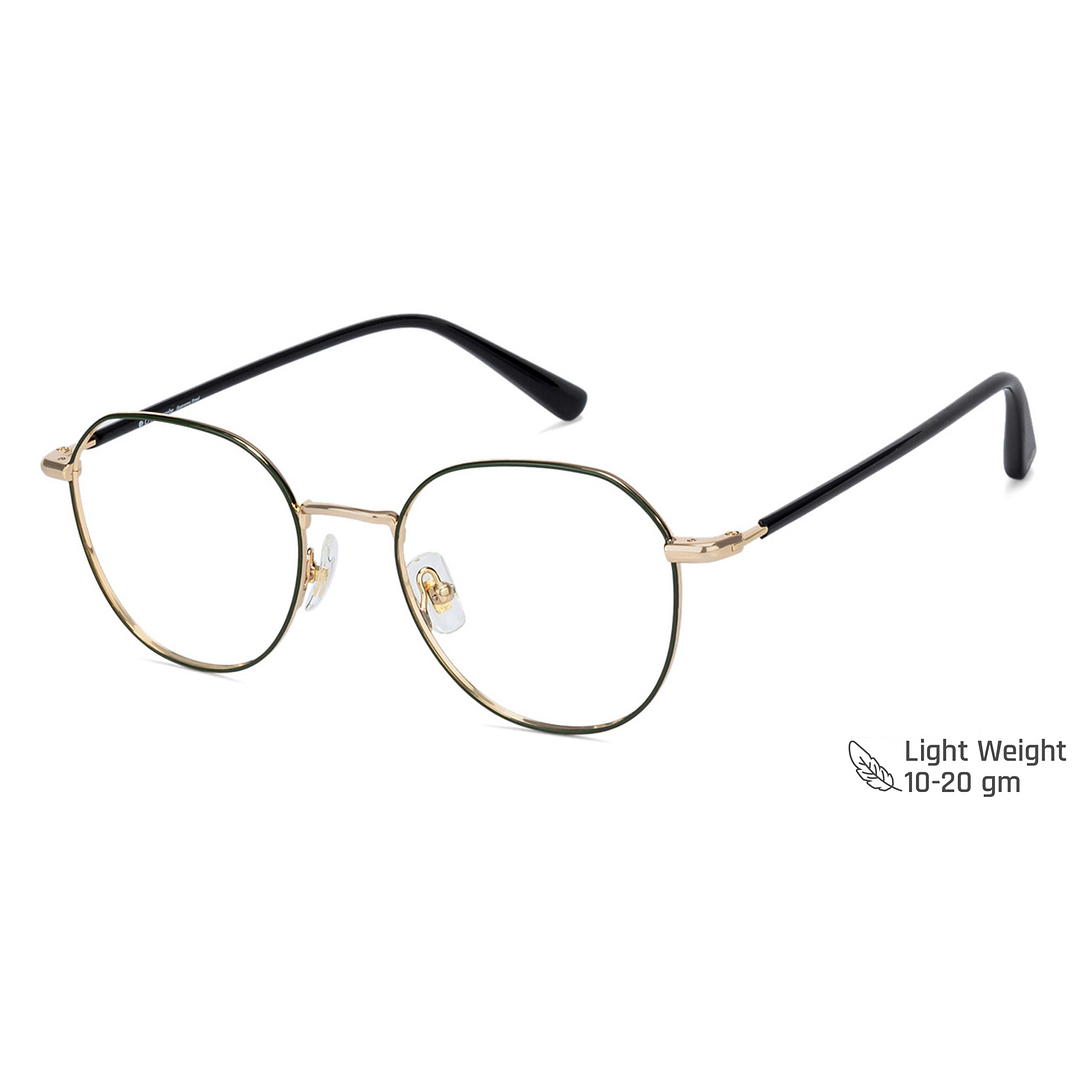 John Jacobs Screen Glasses Black Full Rim Geometric right side