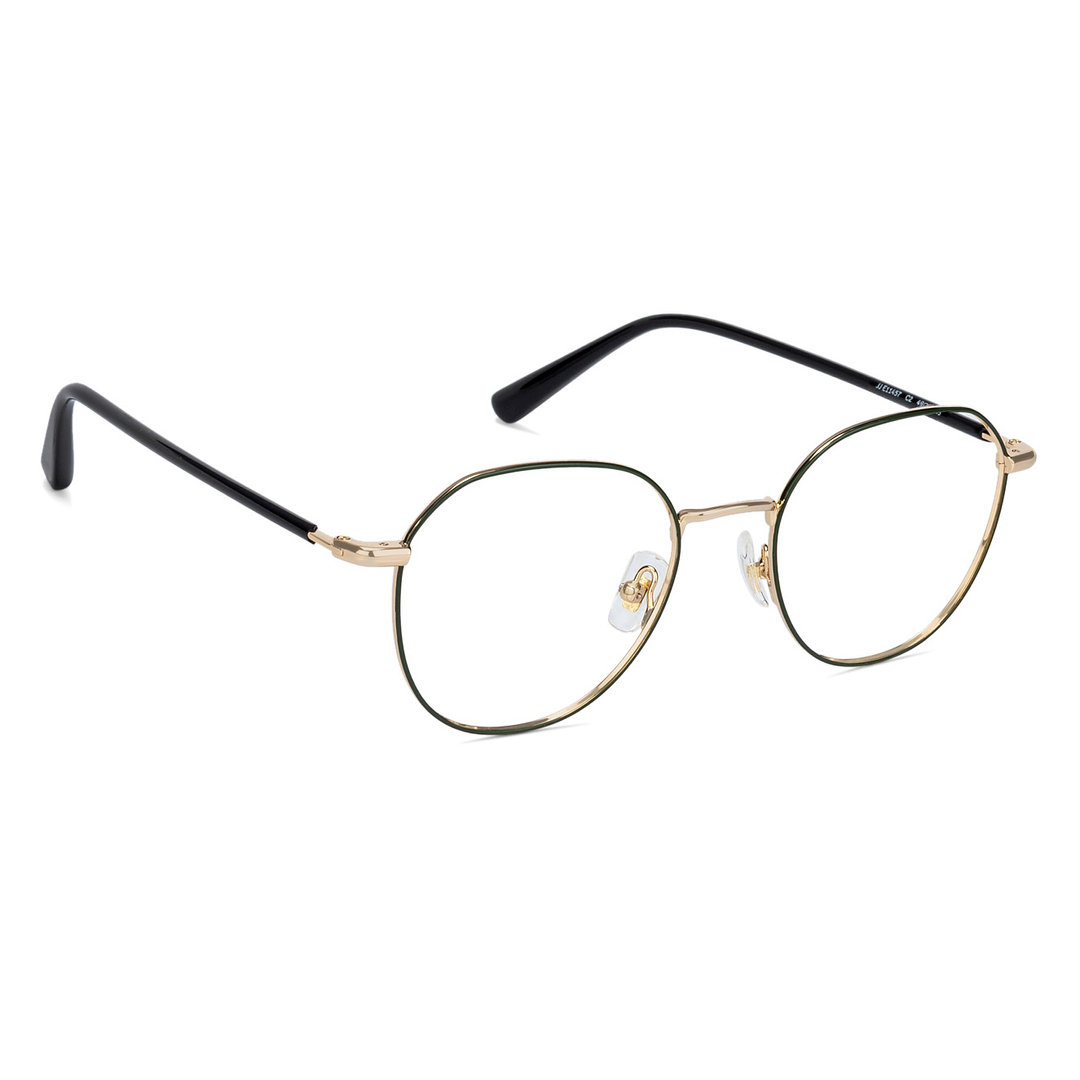 John Jacobs Screen Glasses Black Full Rim Geometric left side