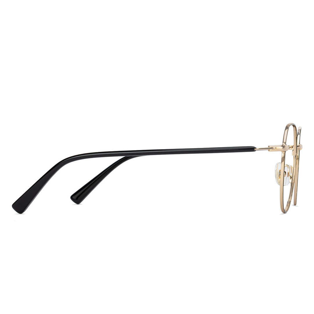 John Jacobs Screen Glasses Black Full Rim Geometric right side