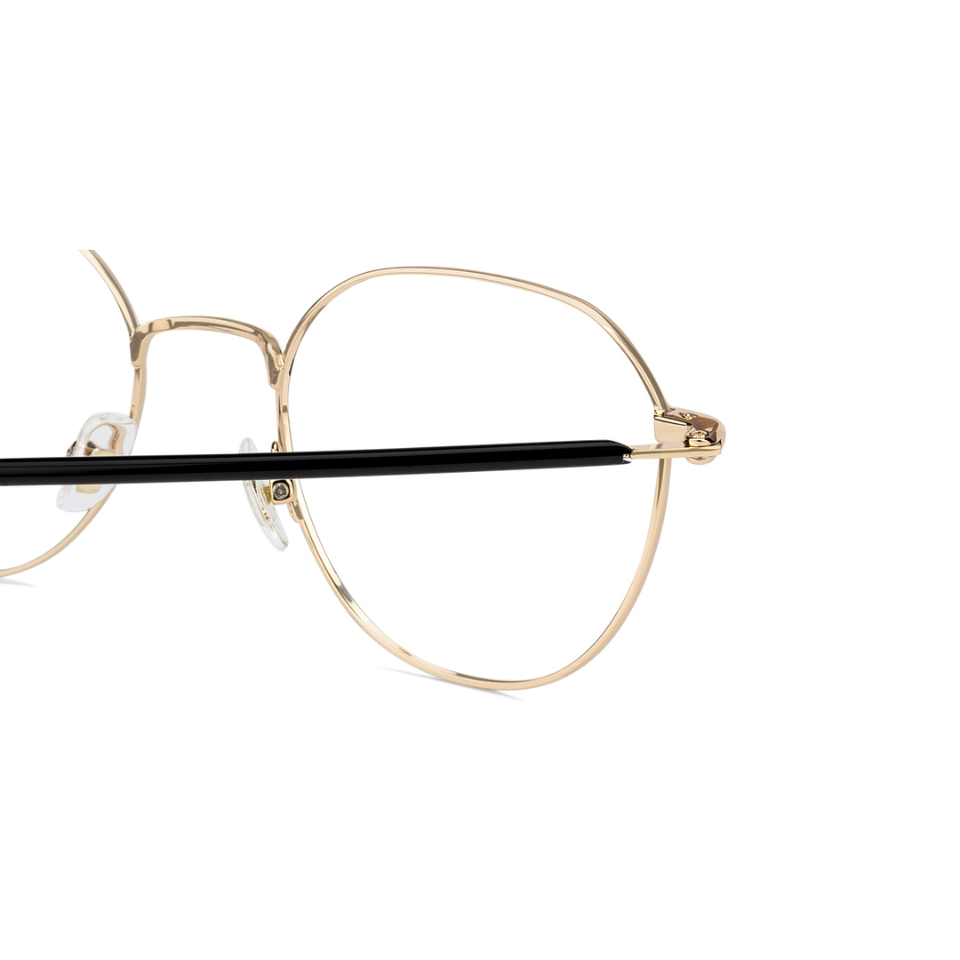 John Jacobs Screen Glasses Black Full Rim Geometric right side