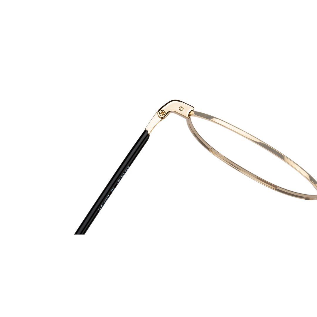 John Jacobs Screen Glasses Black Full Rim Geometric left side