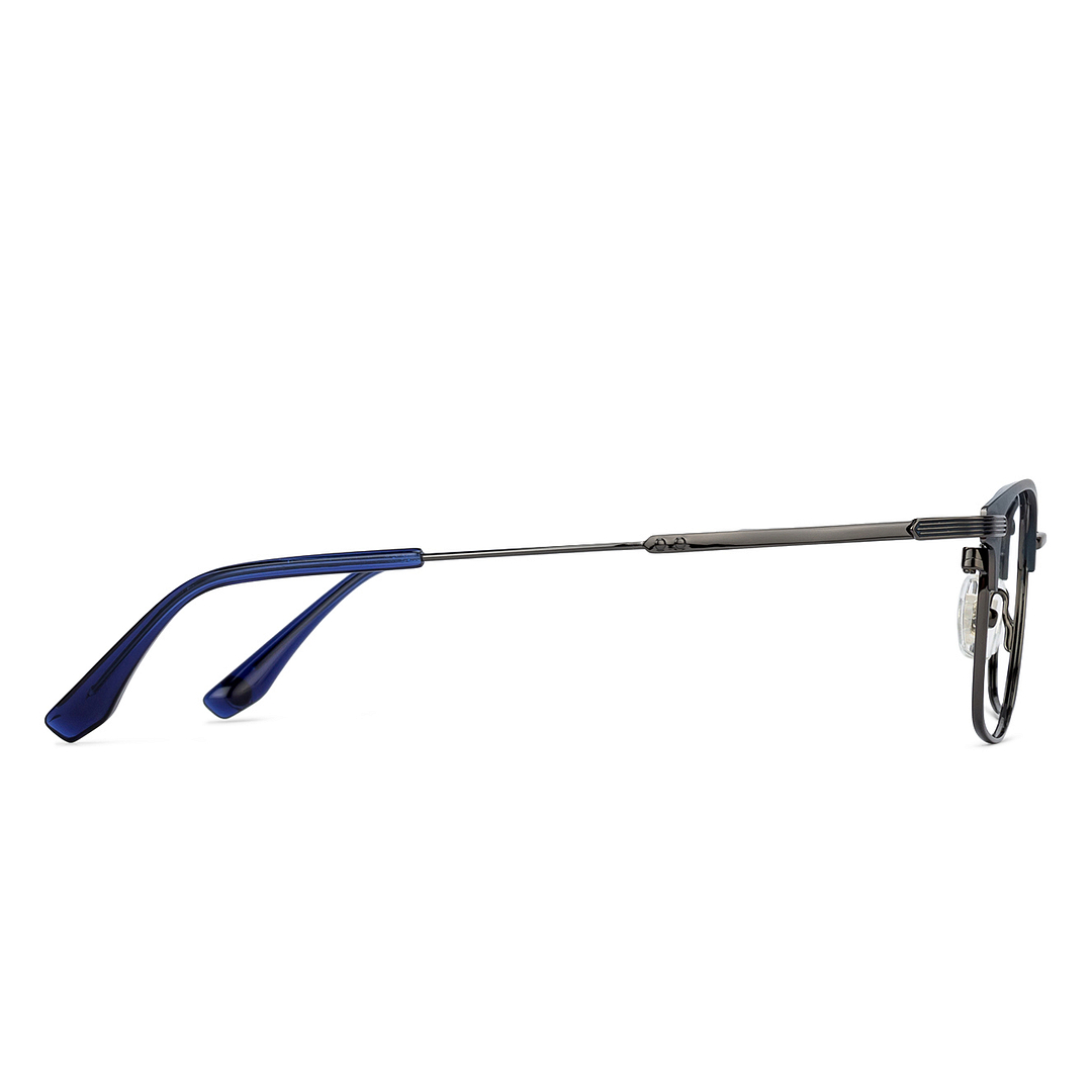 John Jacobs Sky Blue Full Rim Rectangle right side