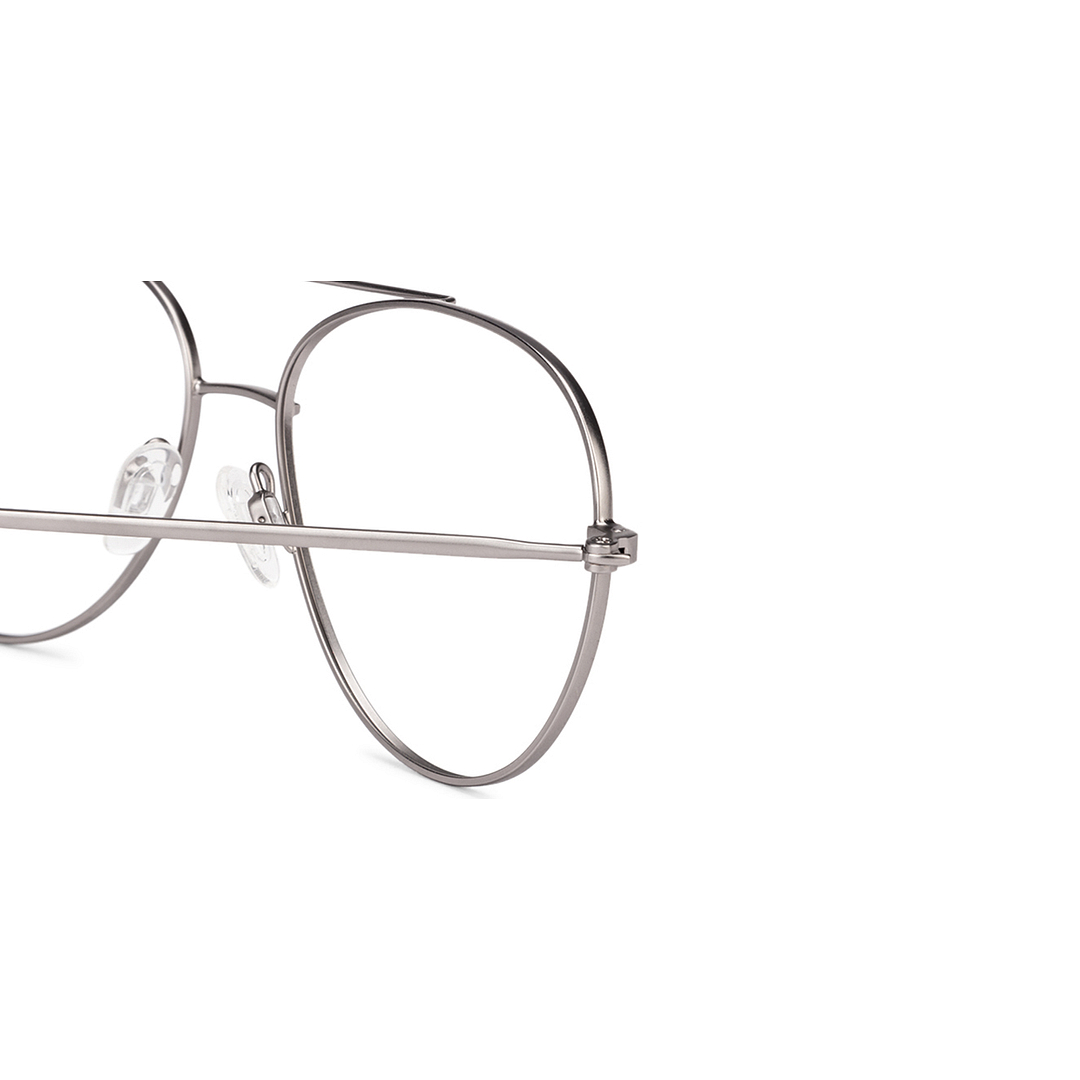 John Jacobs Gunmetal Full Rim Aviator left side