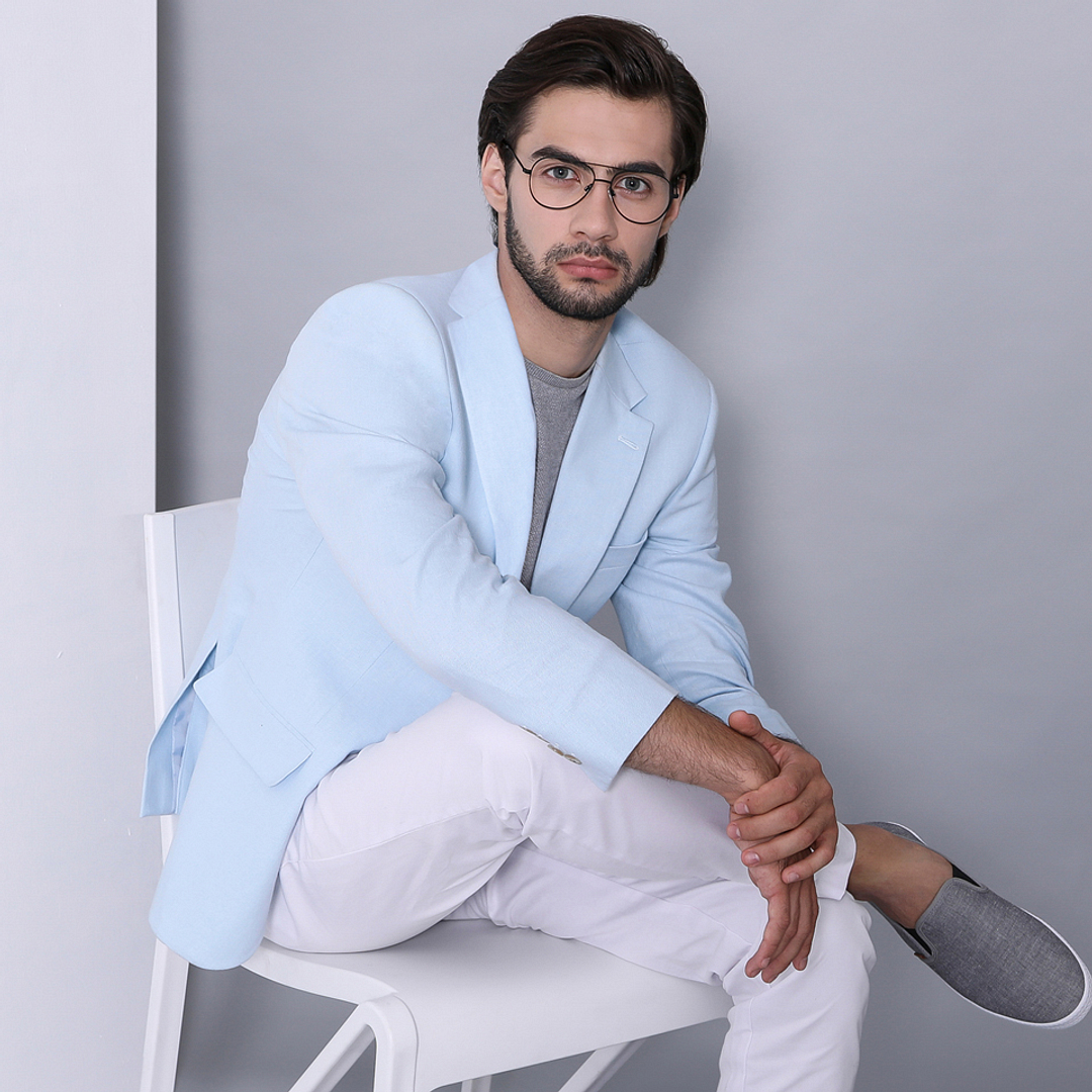 John Jacobs Online Black Full Rim Aviator left side