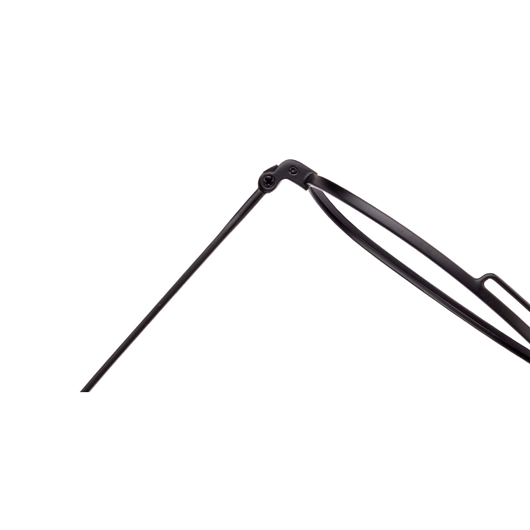 John Jacobs Online Black Full Rim Aviator left side