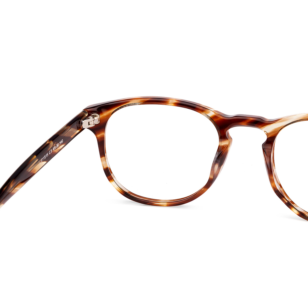 John Jacobs Online Light Brown Full Rim Round left side