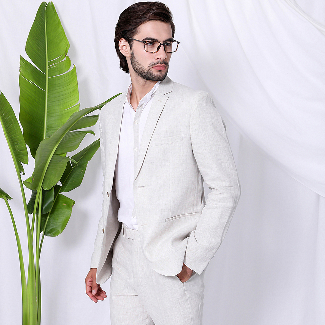 John Jacobs Online Light Brown Full Rim Rectangle right side