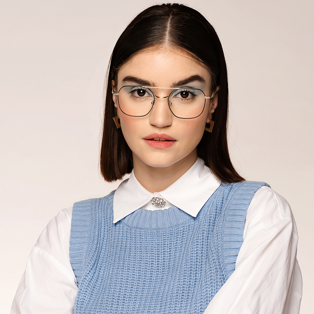 John Jacobs Online Black Full Rim Rectangle left side