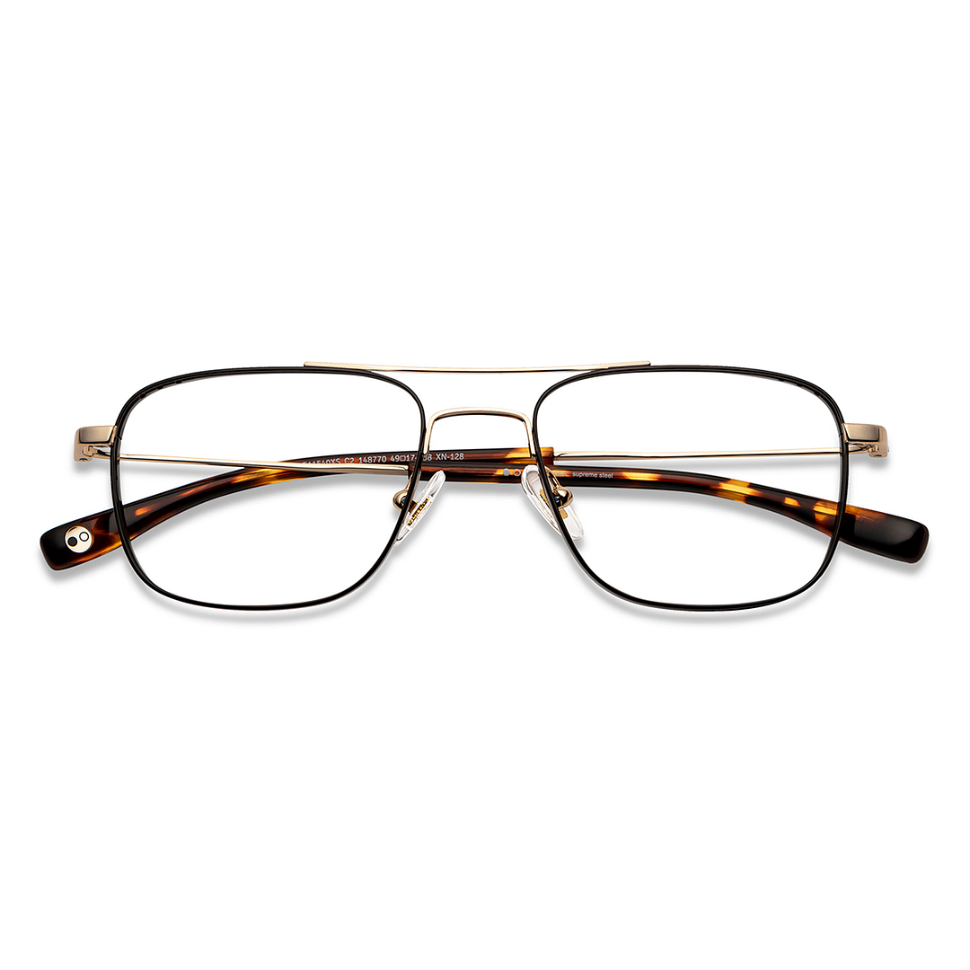 John Jacobs Online Black Full Rim Rectangle right side