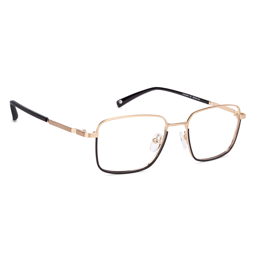 John Jacobs Screen Glasses Black Full Rim Square right side