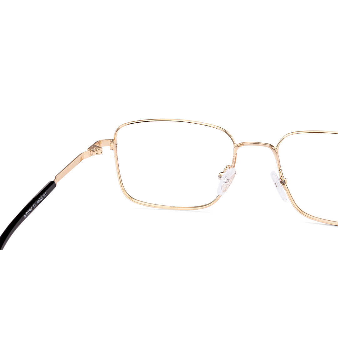 John Jacobs Screen Glasses Black Full Rim Square right side