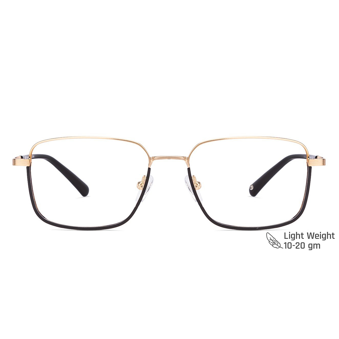 John Jacobs Screen Glasses Black Full Rim Square left side