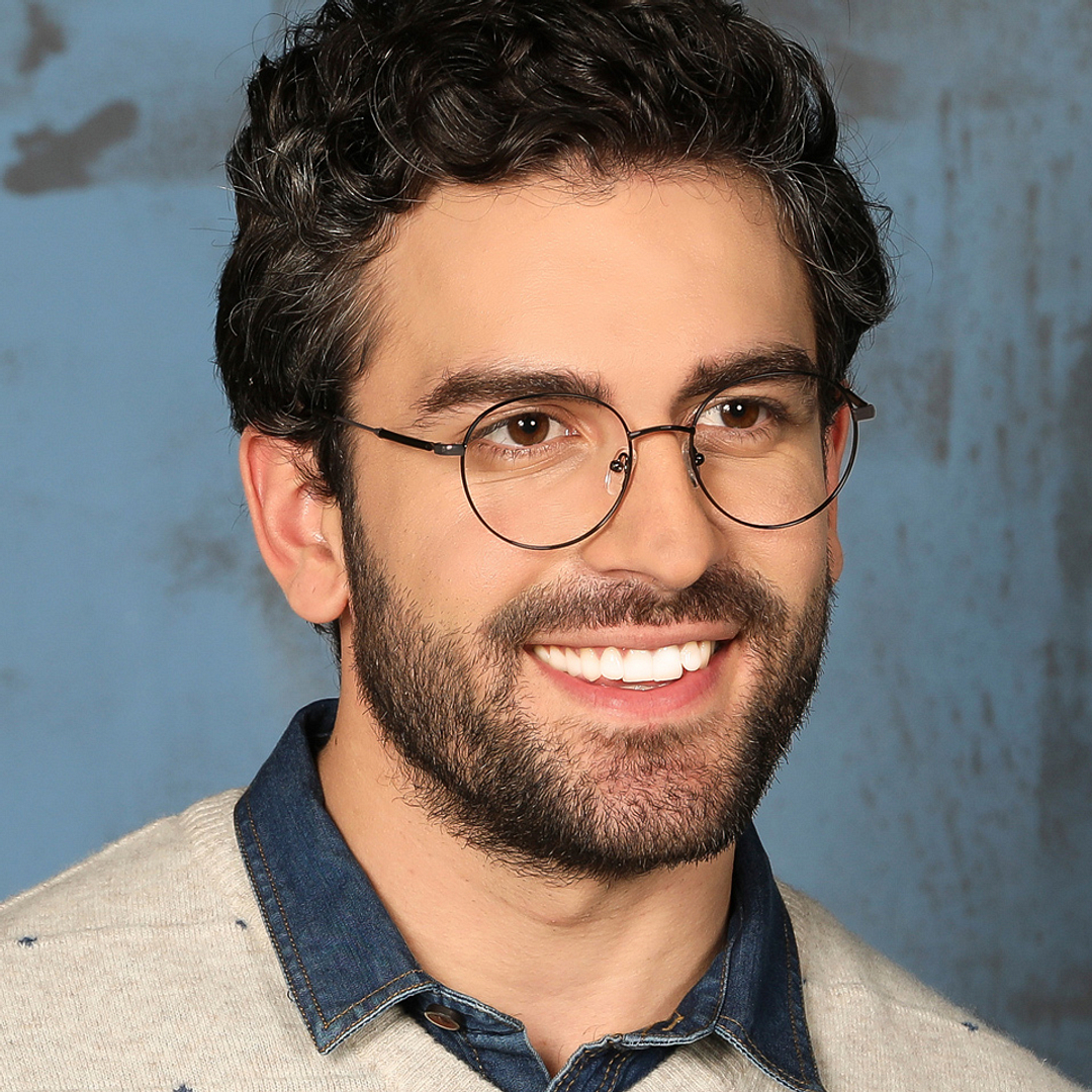 John Jacobs Black Full Rim Round left side