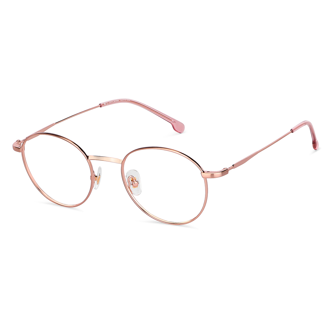 John Jacobs Online Rose Gold Full Rim Round right side