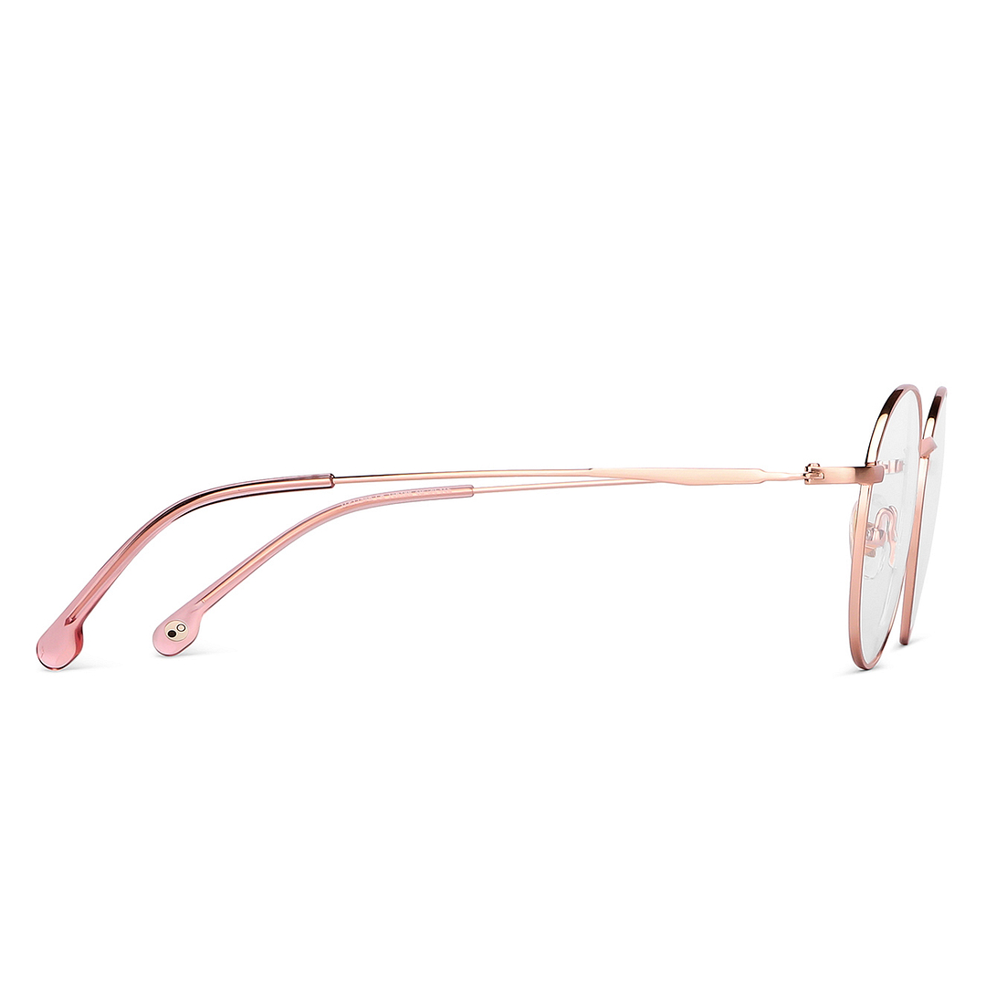John Jacobs Online Rose Gold Full Rim Round left side