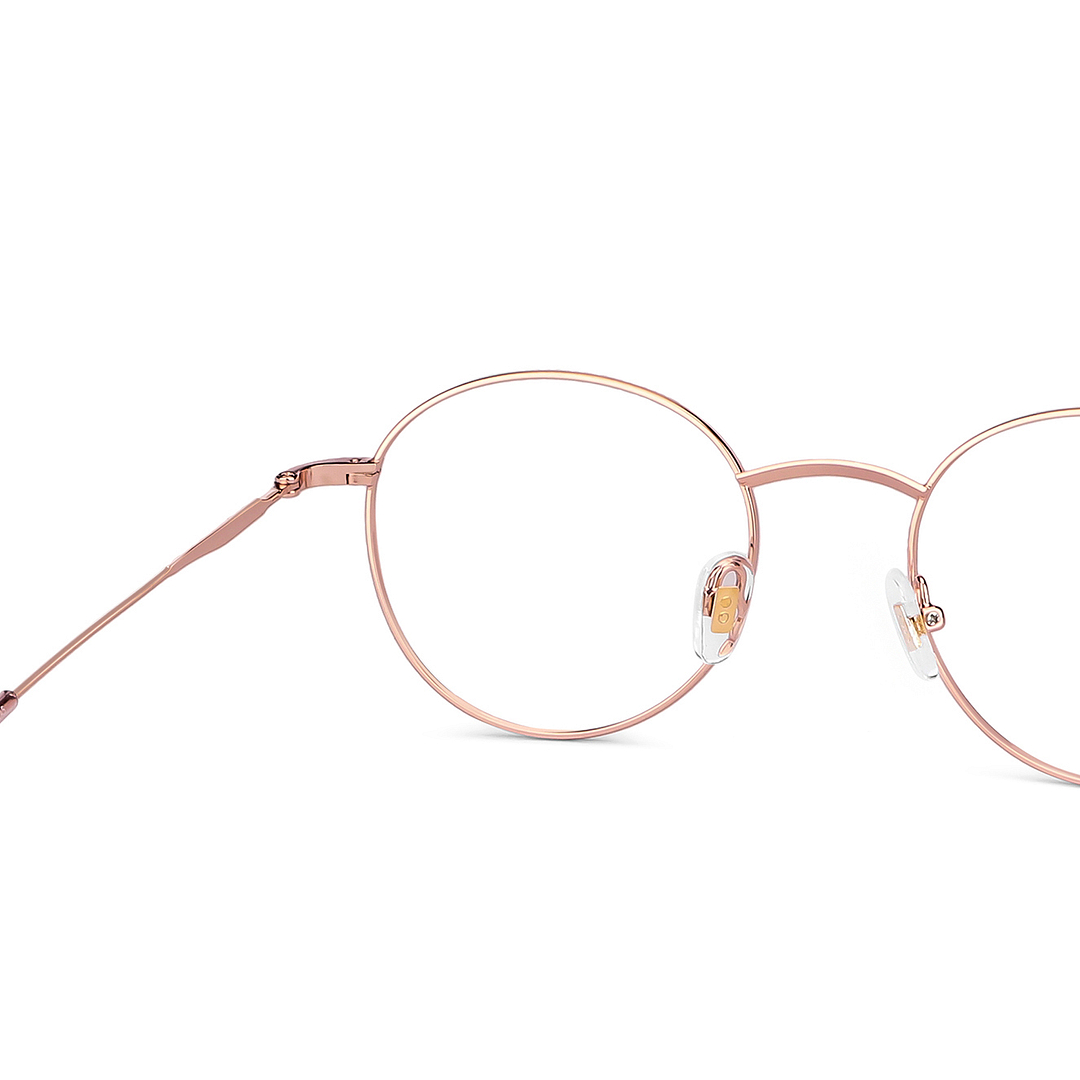 John Jacobs Online Rose Gold Full Rim Round right side