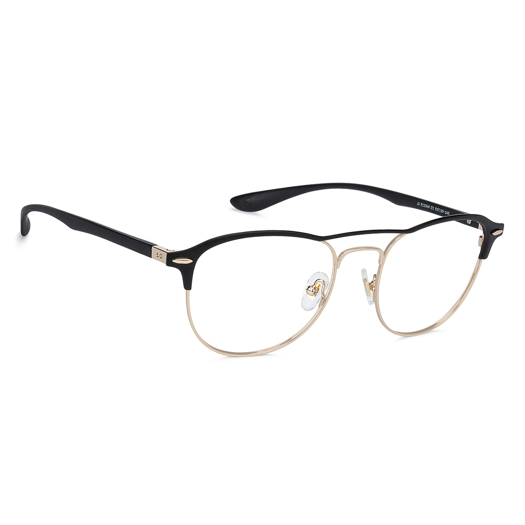 John Jacobs Black Full Rim Round left side