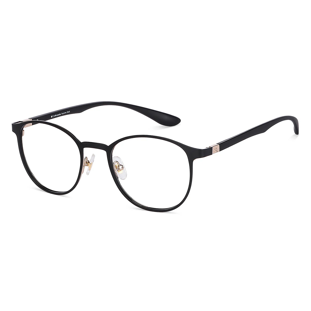 John Jacobs Online Black Full Rim Round right side