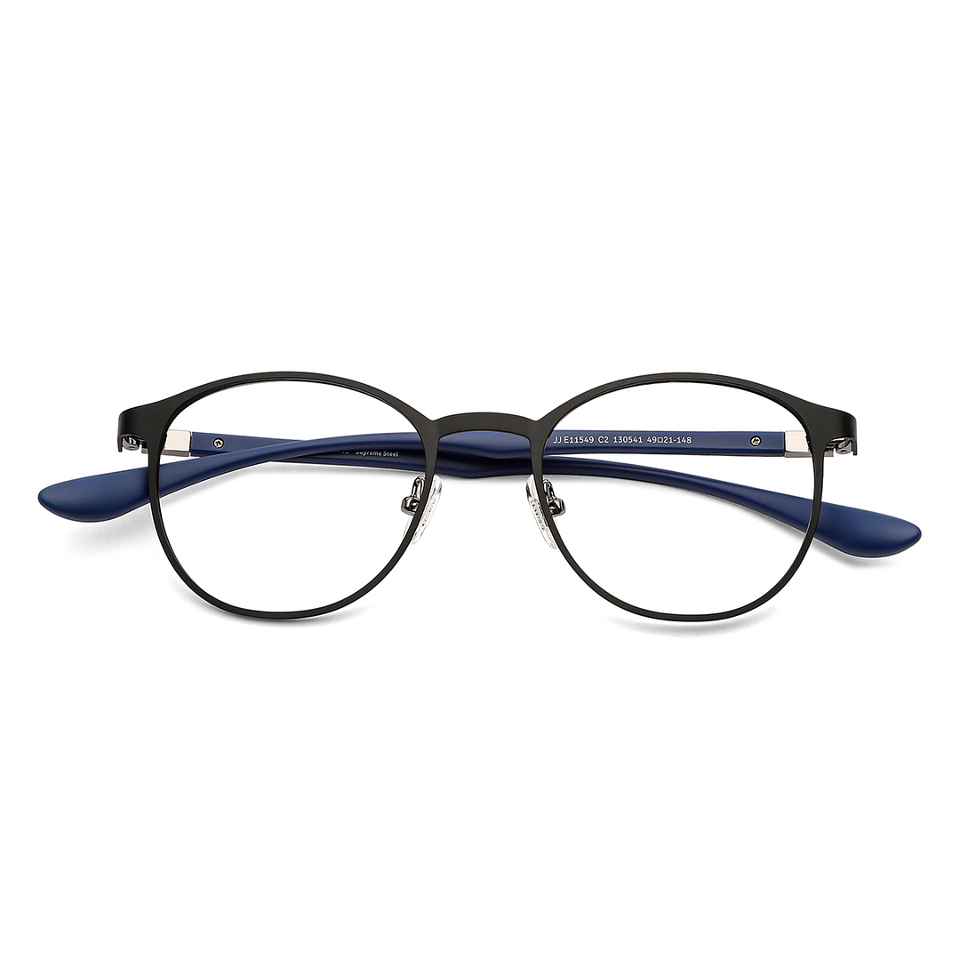 John Jacobs Online Black Full Rim Round left side