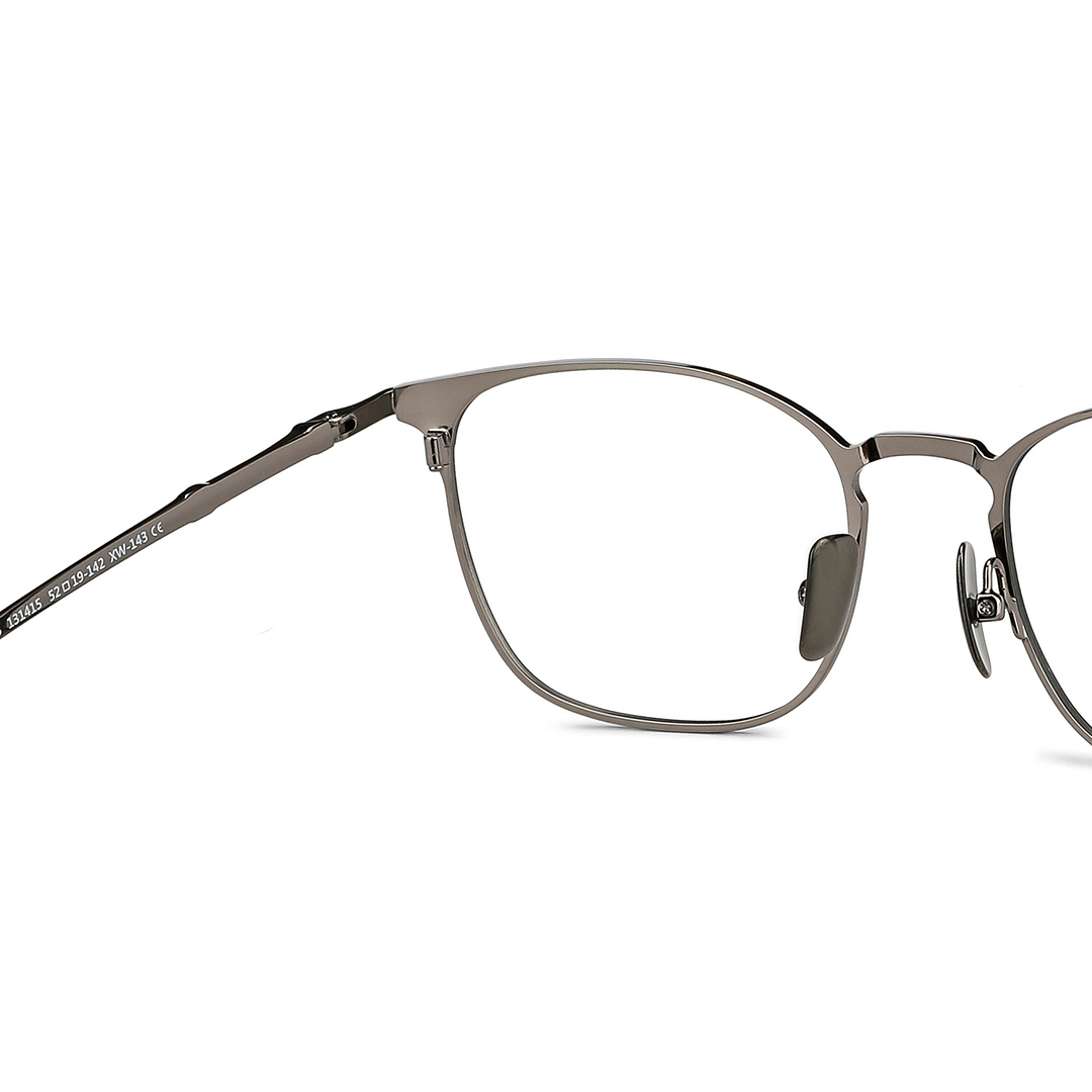 John Jacobs Online Black Full Rim Square left side