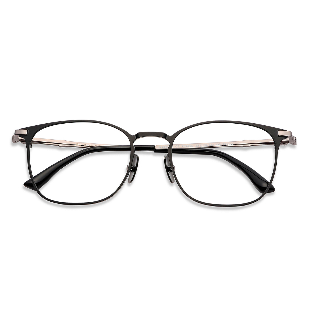 John Jacobs Online Black Full Rim Square right side