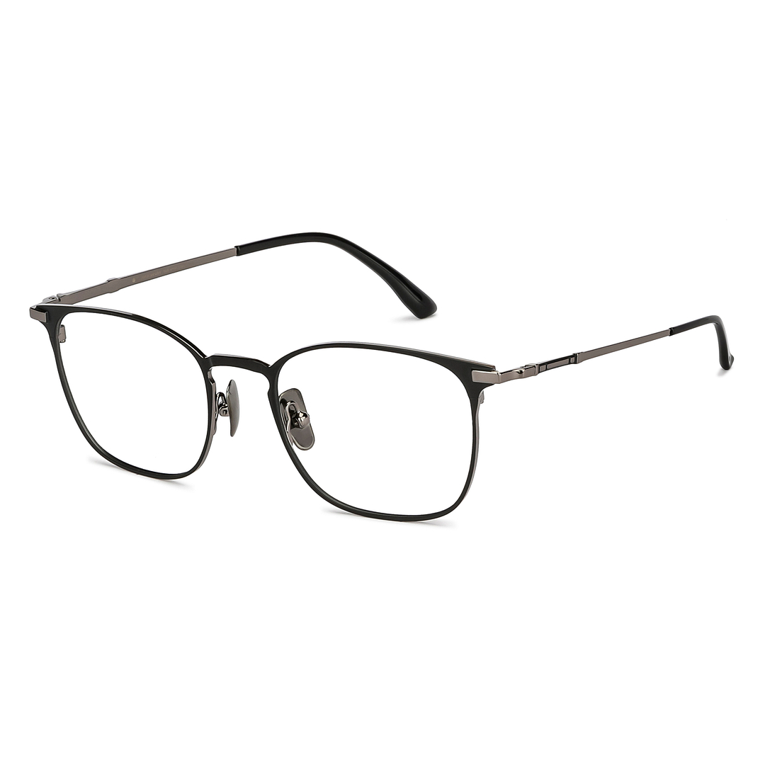 John Jacobs Online Black Full Rim Square left side