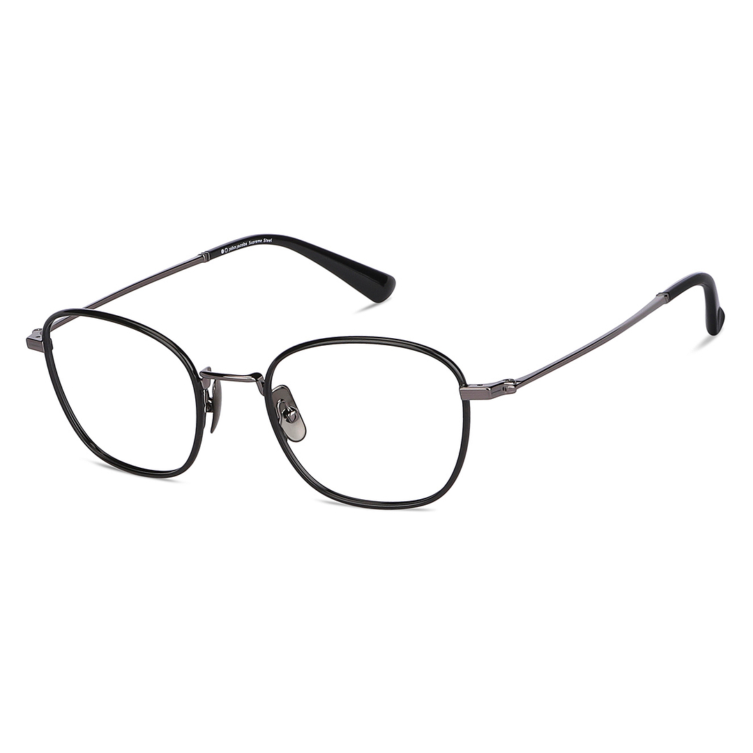 John Jacobs Online Black Full Rim Square left side