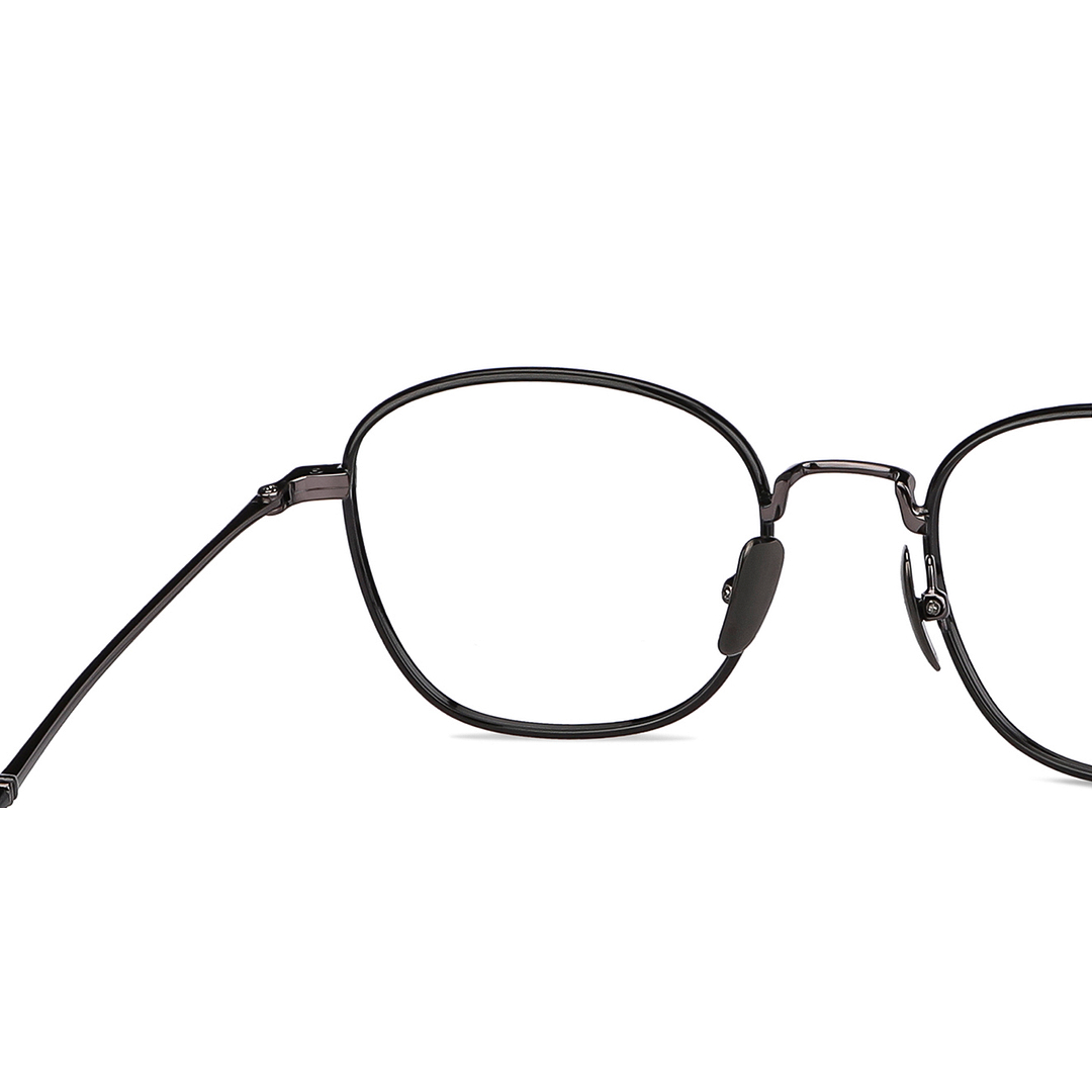 John Jacobs Online Black Full Rim Square right side