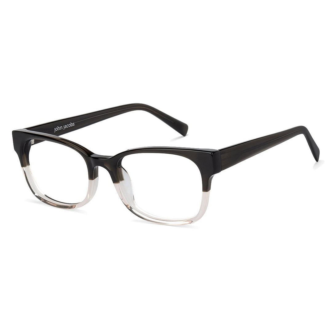 John Jacobs Online Brown Transparent Full Rim Rectangle left side