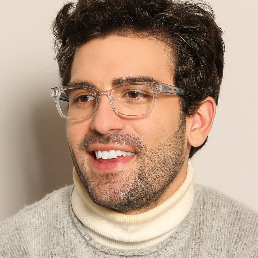 John Jacobs Online Crystal Full Rim Rectangle left side