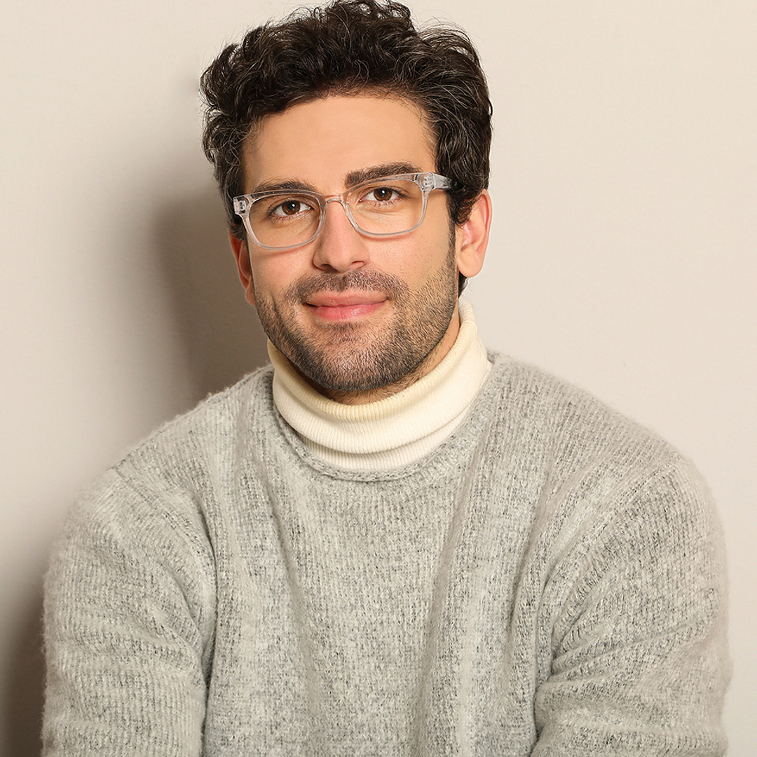 John Jacobs Online Crystal Full Rim Rectangle right side