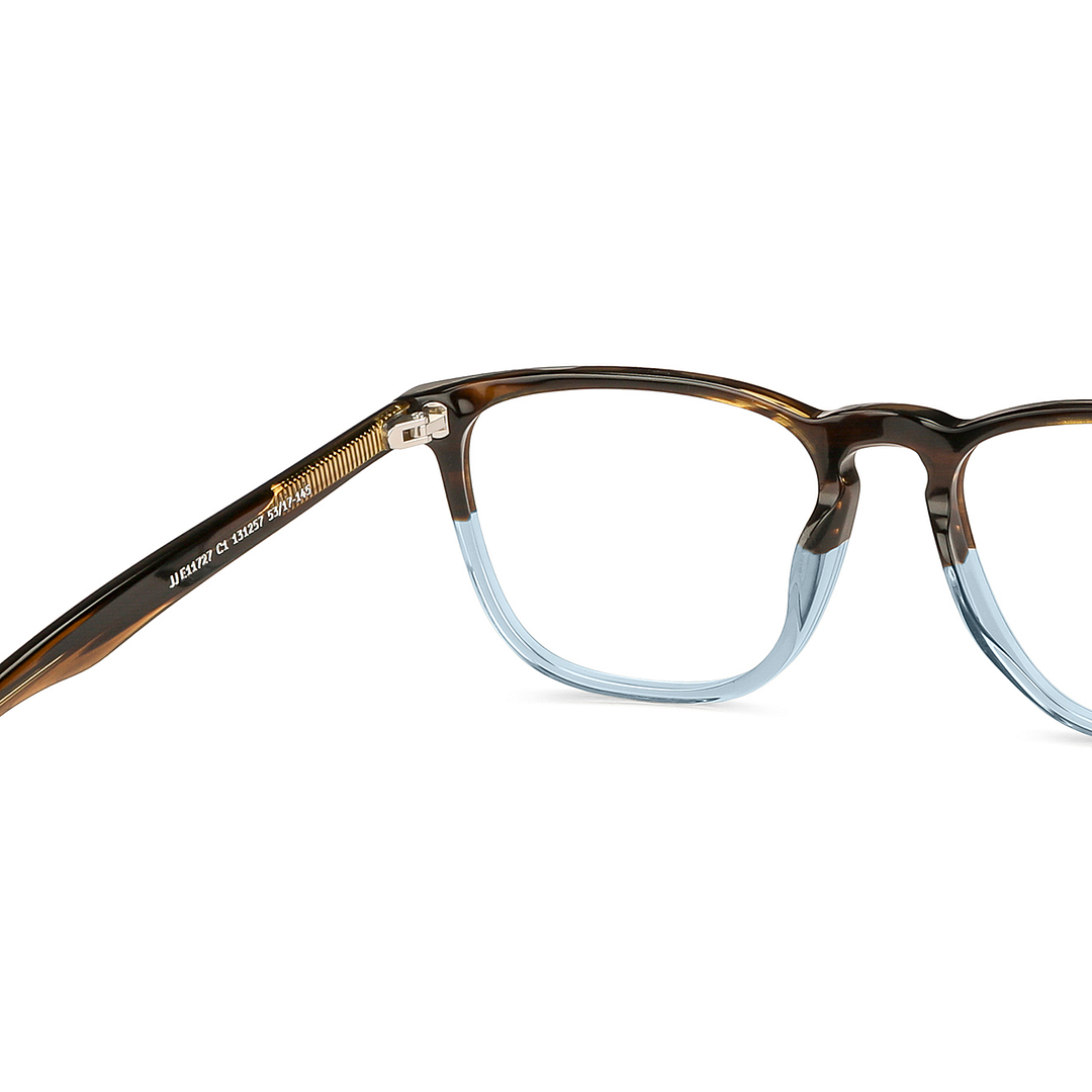 John Jacobs Light Brown Full Rim Square right side