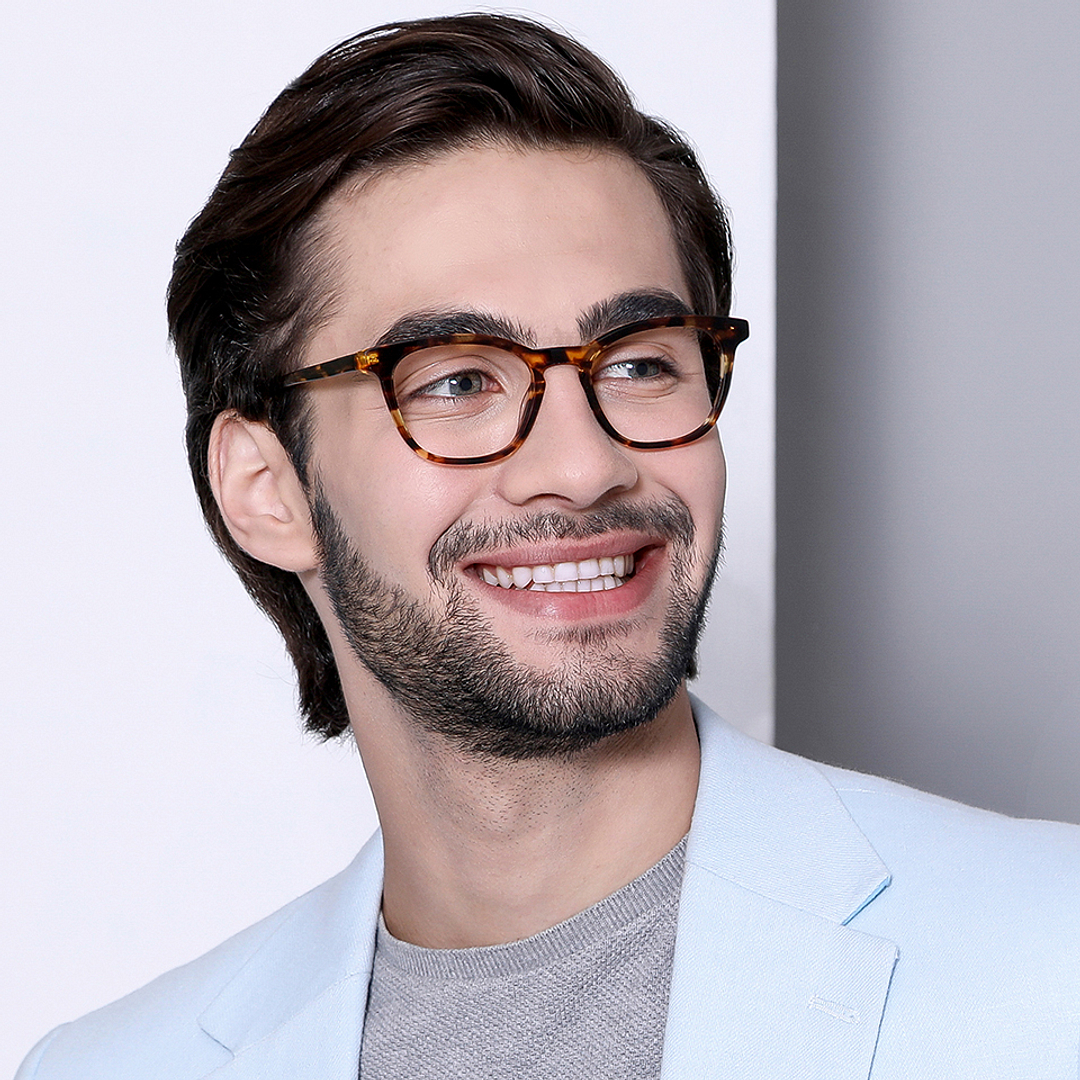 John Jacobs Black Full Rim Square right side