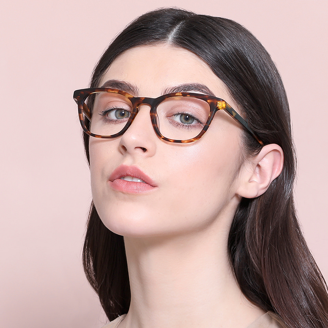 John Jacobs Black Full Rim Square right side