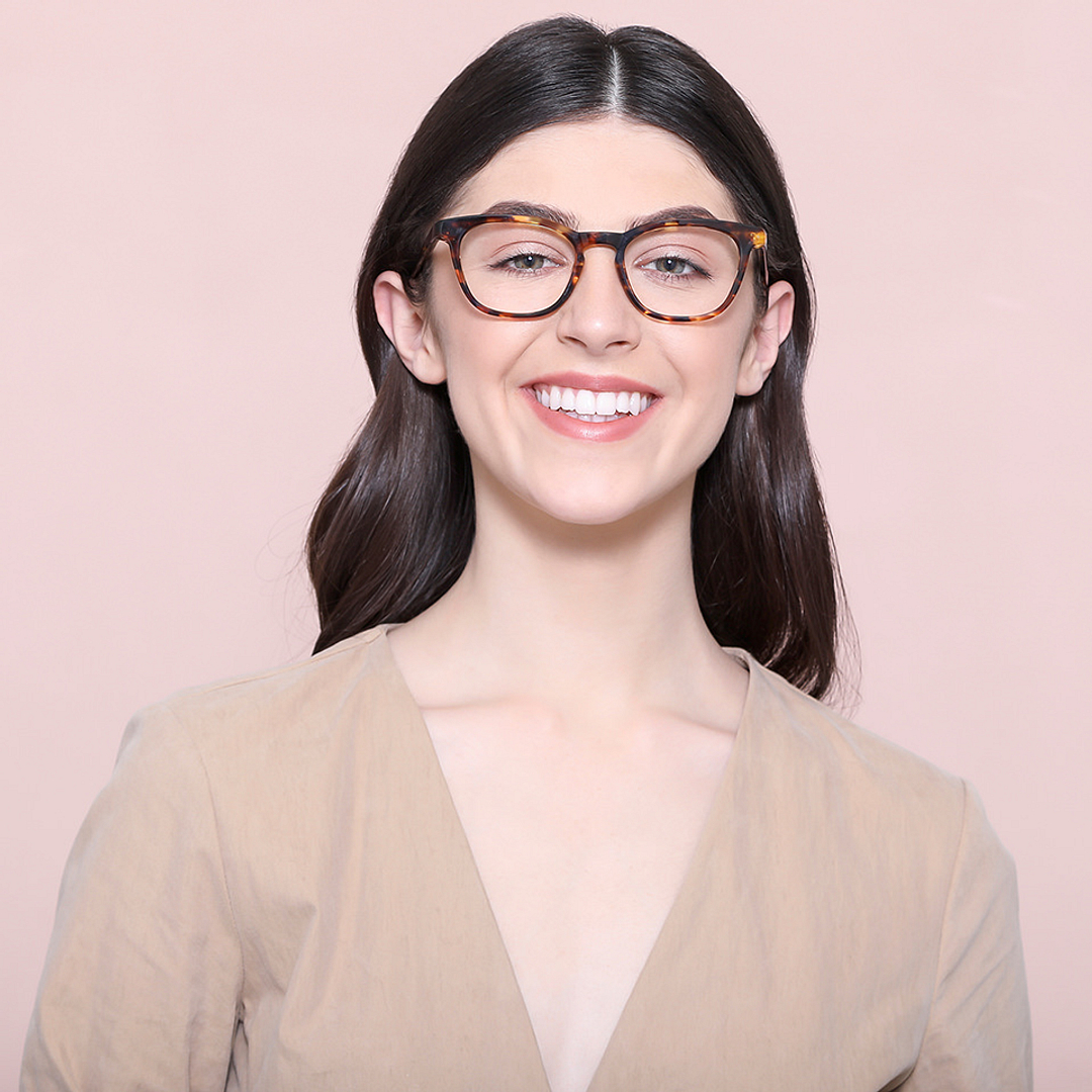 John Jacobs Black Full Rim Square left side