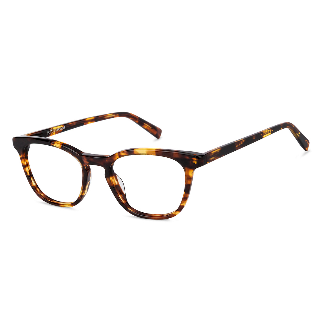 John Jacobs Black Full Rim Square right side