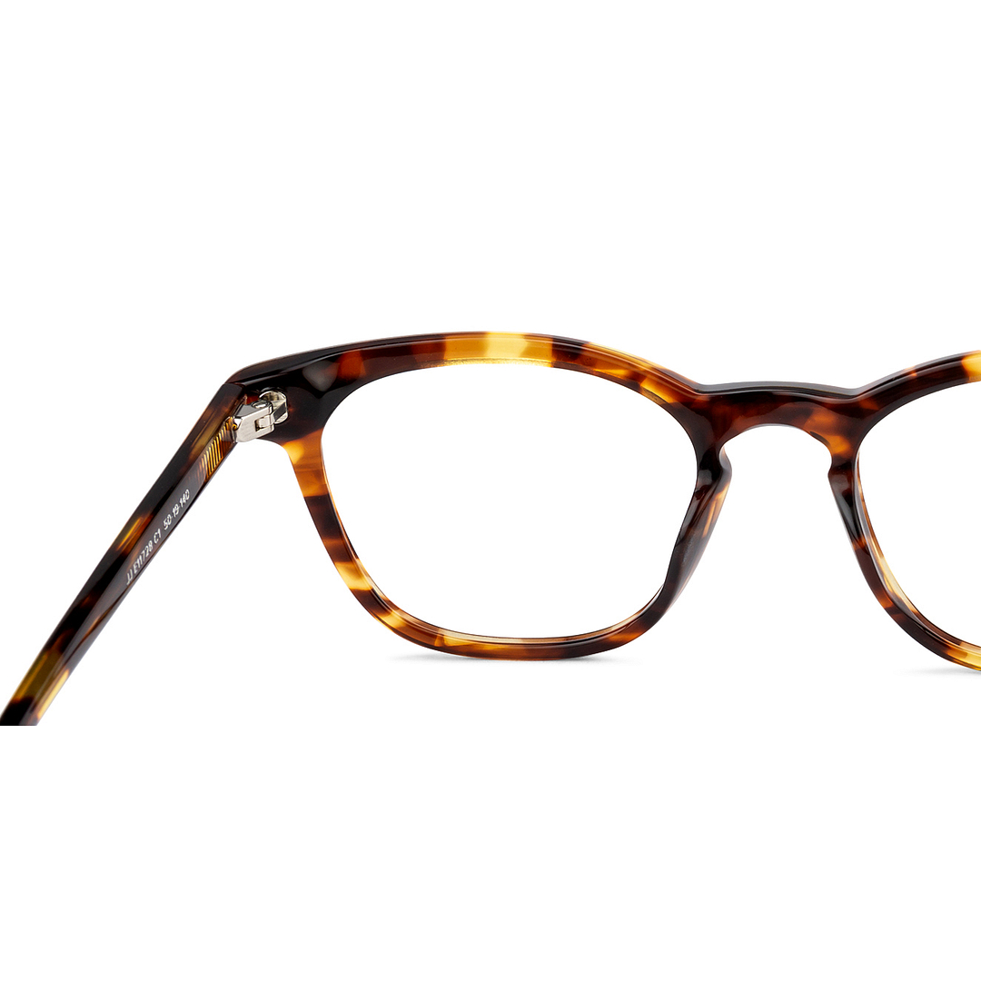 John Jacobs Black Full Rim Square left side