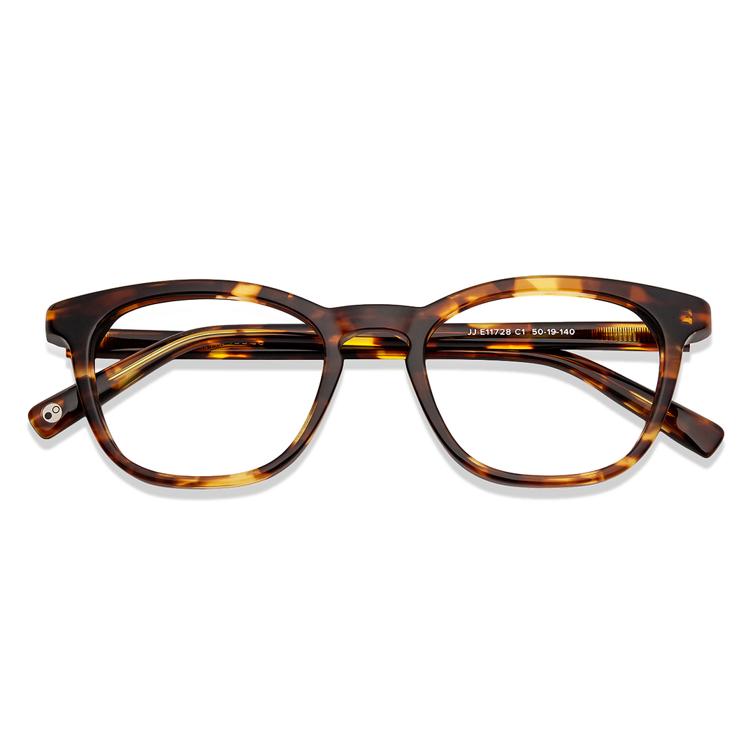 John Jacobs Black Full Rim Square right side