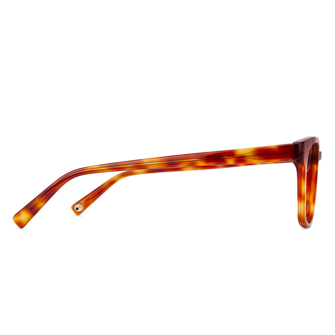 John Jacobs Light Brown Full Rim Square left side