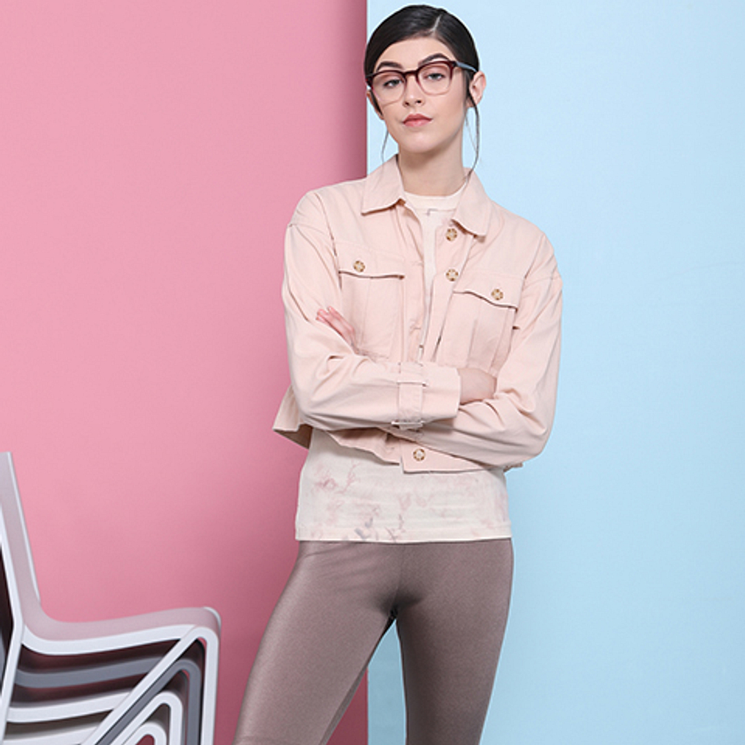 John Jacobs Purple Transparent Full Rim Square right side